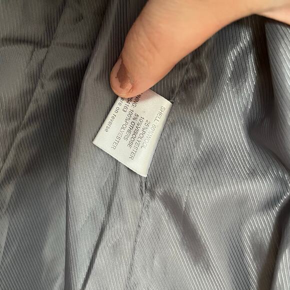 Calvin Klein Women's Tailored Wool Peacoat Double Breasted Size 4 Black - Picture 6 of 6